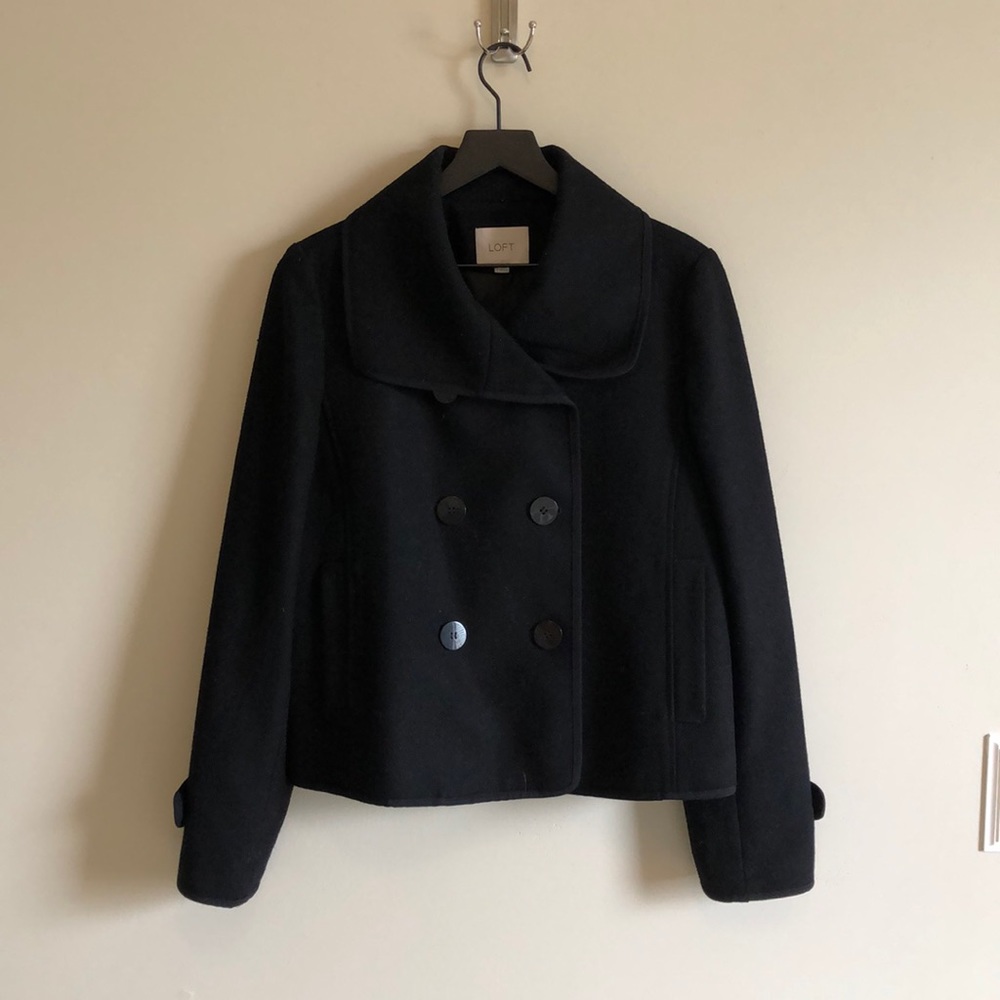 LOFT Cropped Peacoat